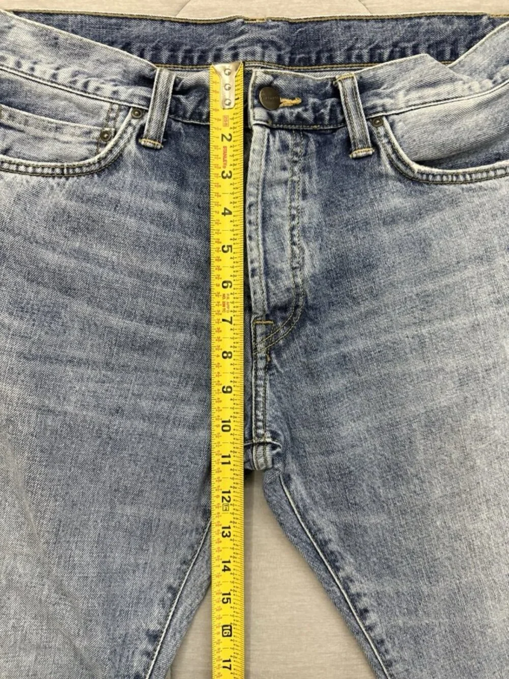 VTG Carhartt WIP Klondike Pant Men’s Blue Denim Jeans Size 32x32